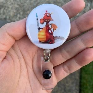 Dragon Nurse Badge Holder